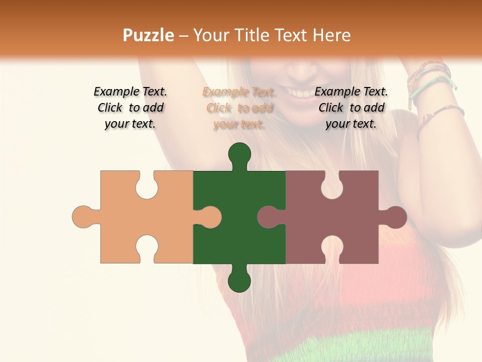 Nature Arms Raised Laughing PowerPoint Template