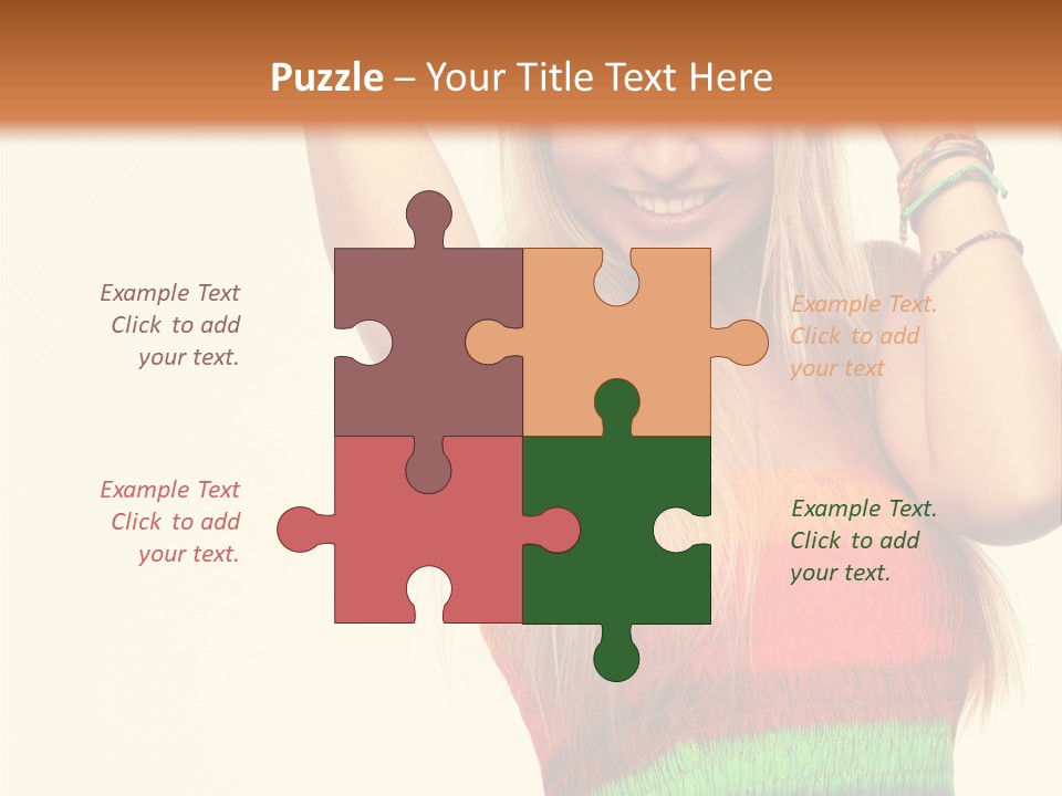 Nature Arms Raised Laughing PowerPoint Template