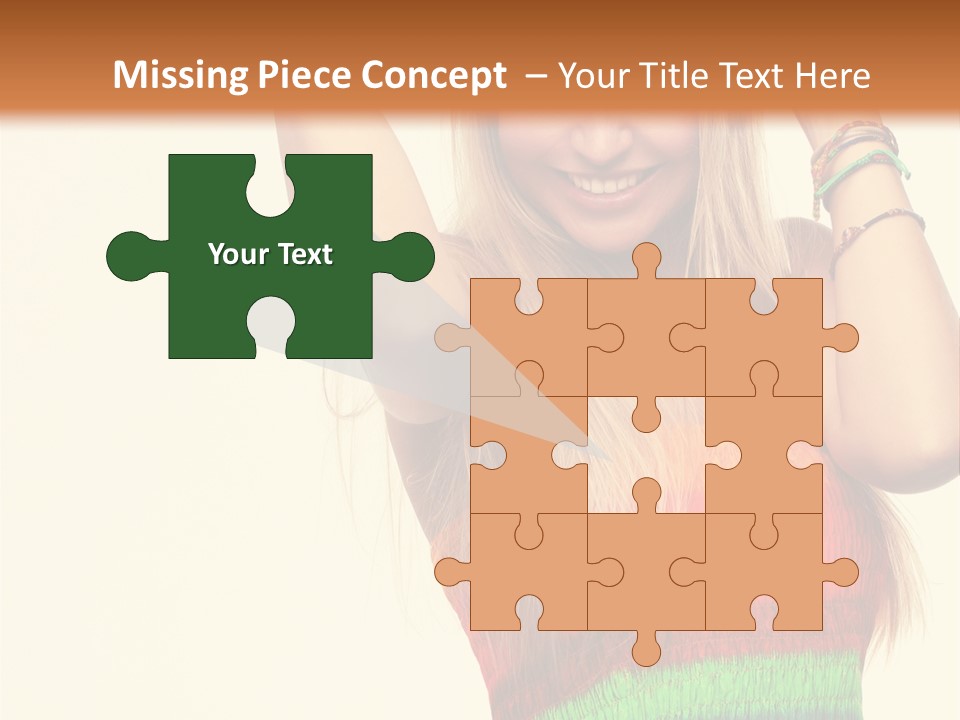 Nature Arms Raised Laughing PowerPoint Template