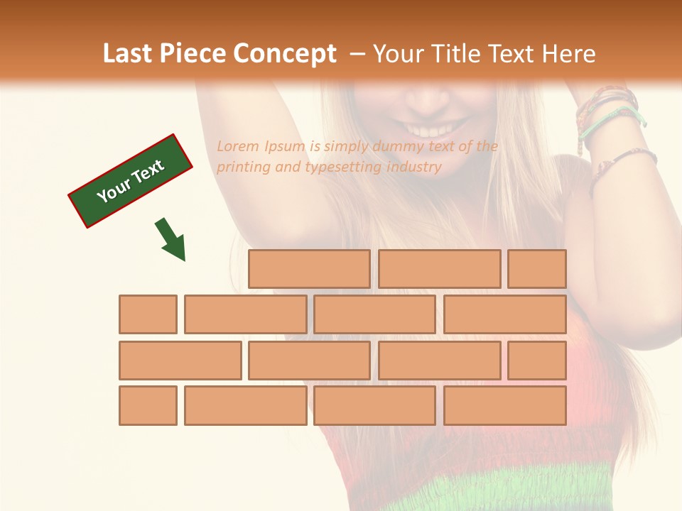 Nature Arms Raised Laughing PowerPoint Template