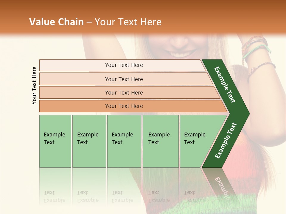 Nature Arms Raised Laughing PowerPoint Template