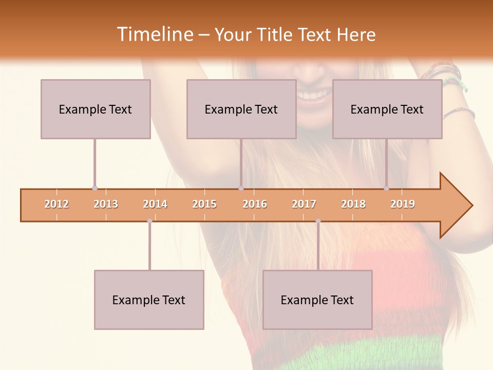 Nature Arms Raised Laughing PowerPoint Template
