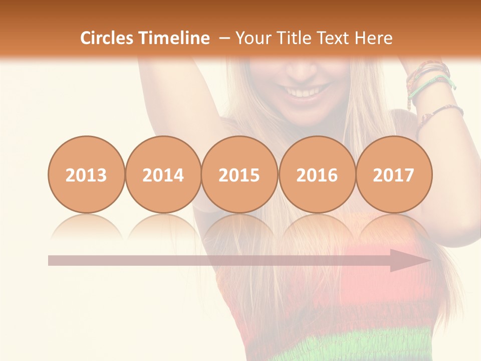 Nature Arms Raised Laughing PowerPoint Template