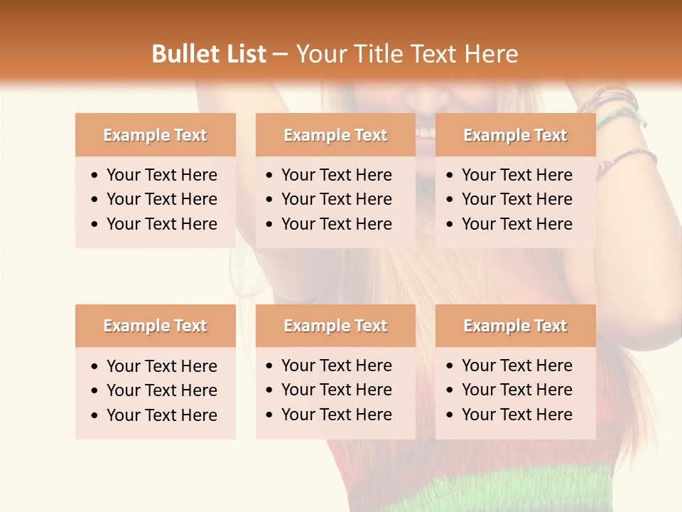 Nature Arms Raised Laughing PowerPoint Template