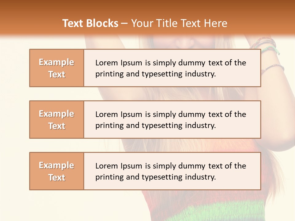 Nature Arms Raised Laughing PowerPoint Template