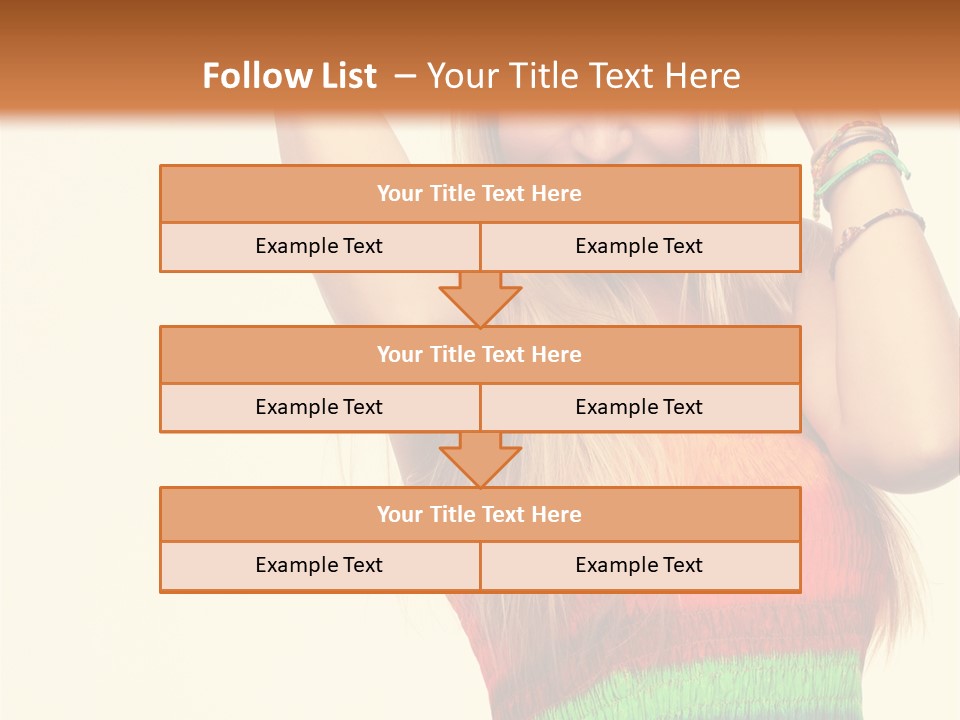 Nature Arms Raised Laughing PowerPoint Template
