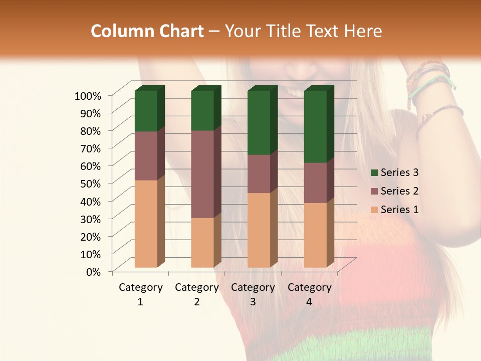 Nature Arms Raised Laughing PowerPoint Template