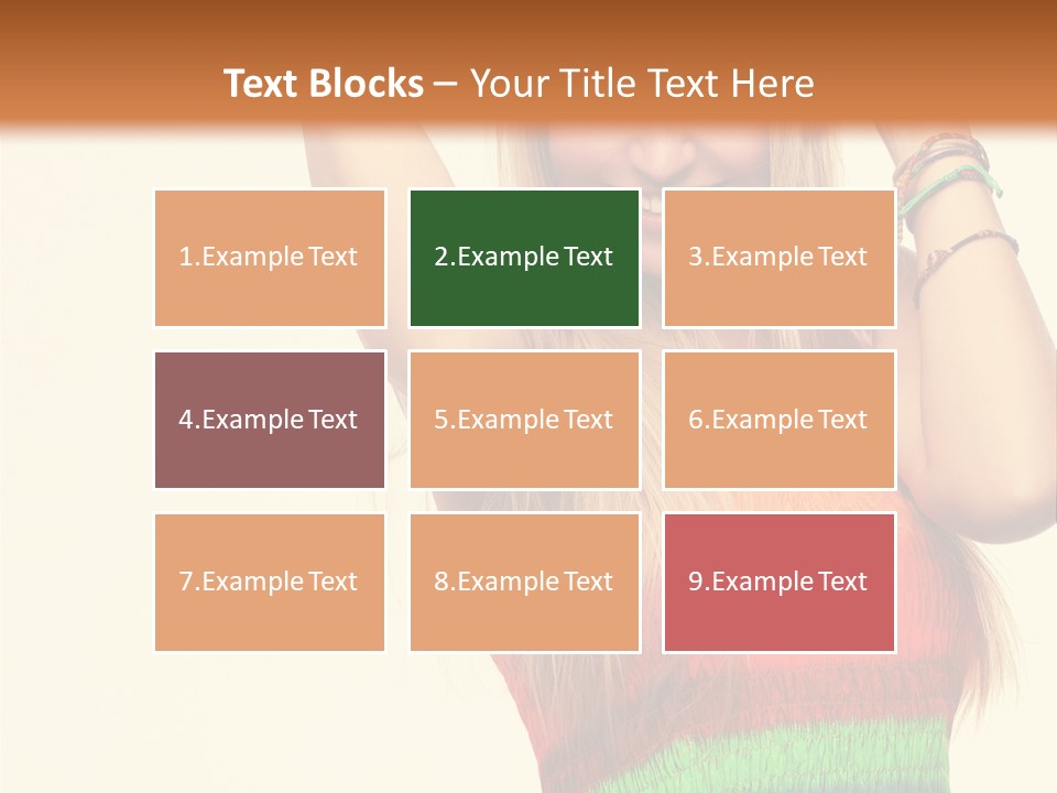 Nature Arms Raised Laughing PowerPoint Template