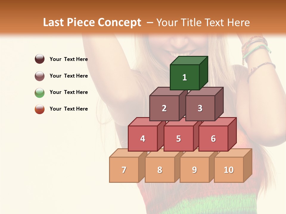 Nature Arms Raised Laughing PowerPoint Template