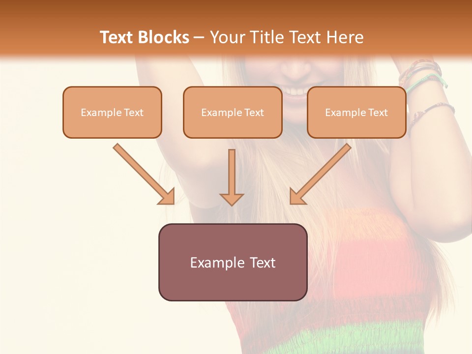 Nature Arms Raised Laughing PowerPoint Template