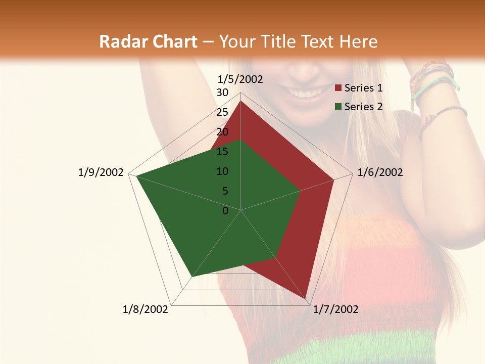 Nature Arms Raised Laughing PowerPoint Template