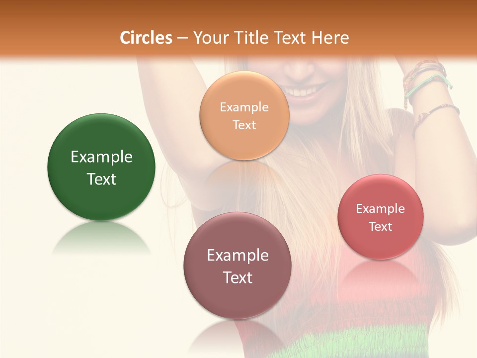 Nature Arms Raised Laughing PowerPoint Template