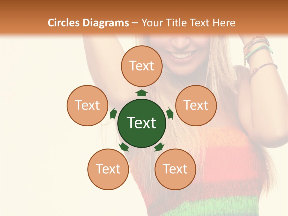 Nature Arms Raised Laughing PowerPoint Template