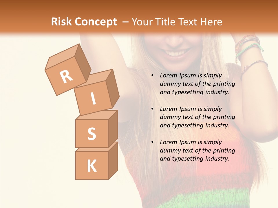 Nature Arms Raised Laughing PowerPoint Template