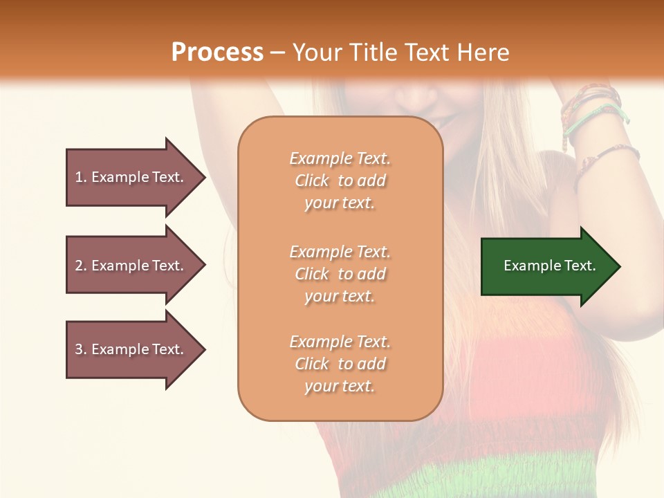 Nature Arms Raised Laughing PowerPoint Template