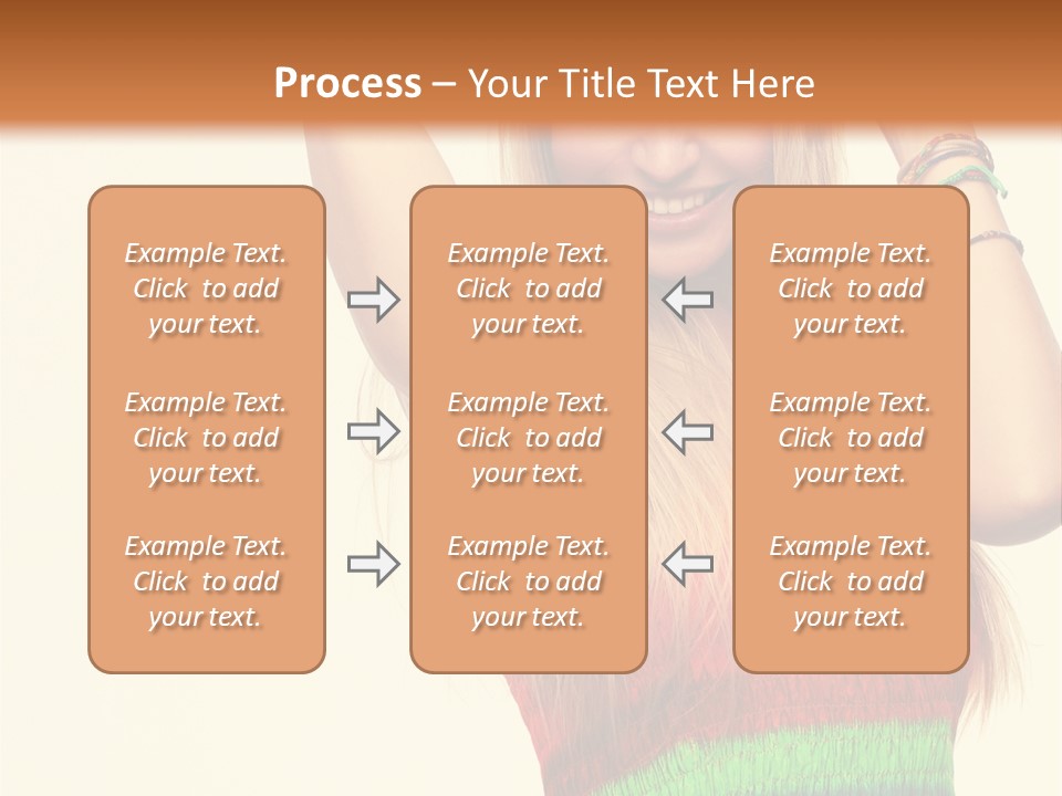 Nature Arms Raised Laughing PowerPoint Template