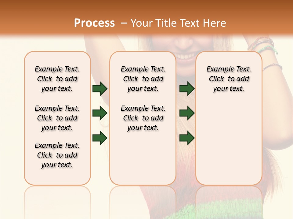 Nature Arms Raised Laughing PowerPoint Template