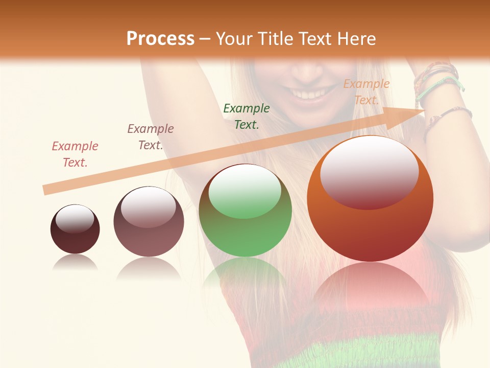 Nature Arms Raised Laughing PowerPoint Template