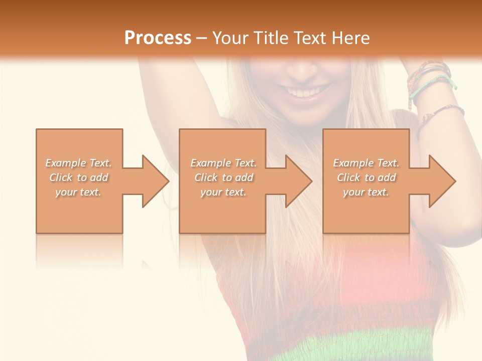Nature Arms Raised Laughing PowerPoint Template