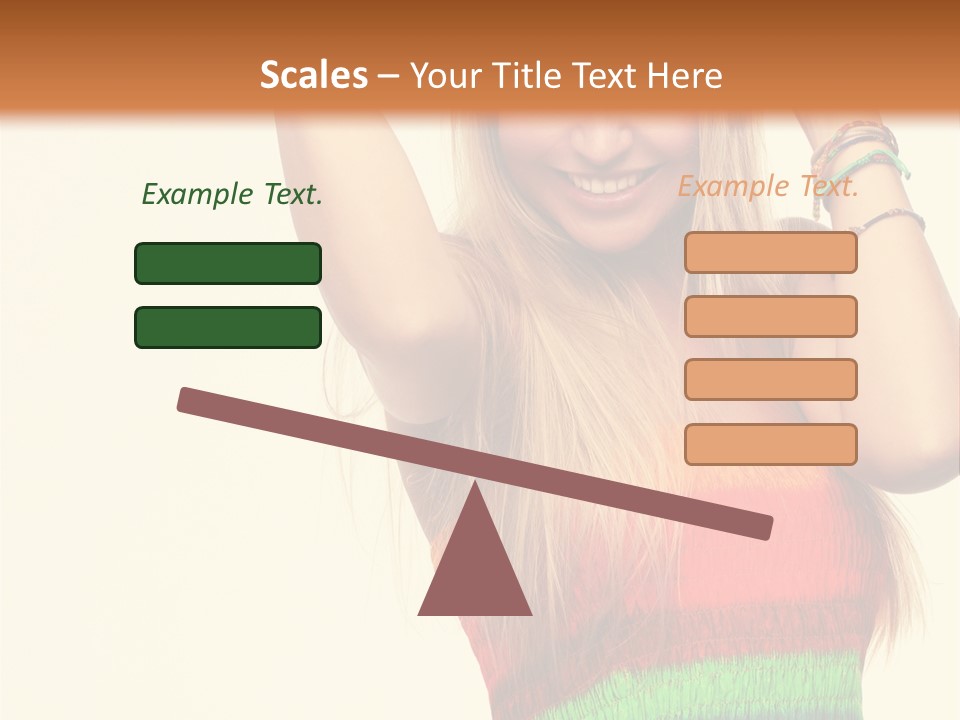 Nature Arms Raised Laughing PowerPoint Template