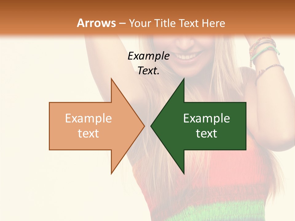 Nature Arms Raised Laughing PowerPoint Template