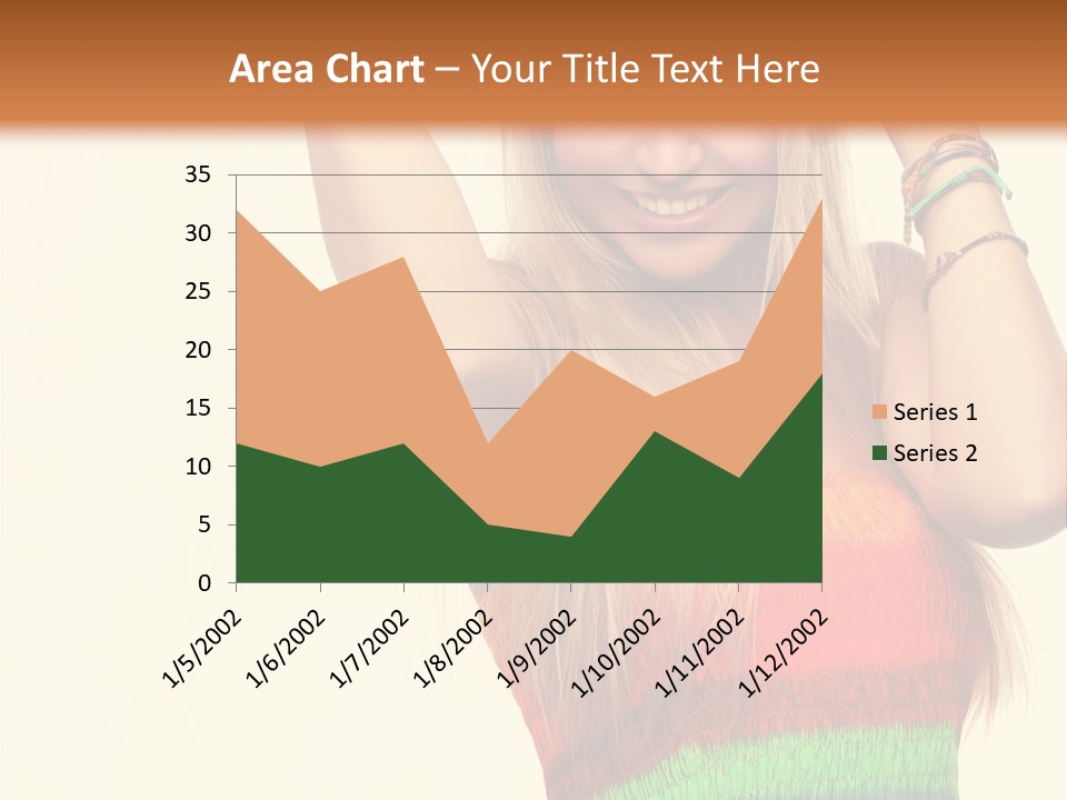 Nature Arms Raised Laughing PowerPoint Template