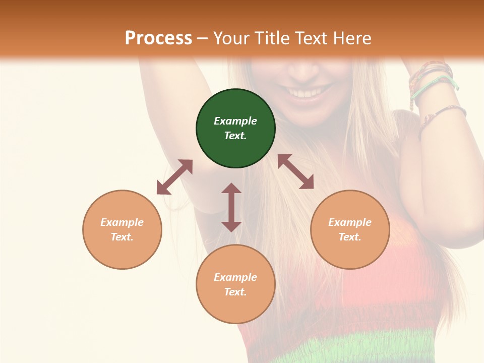 Nature Arms Raised Laughing PowerPoint Template