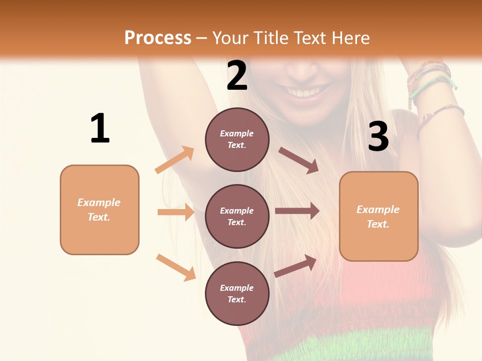 Nature Arms Raised Laughing PowerPoint Template