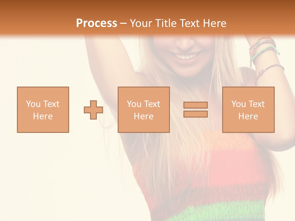 Nature Arms Raised Laughing PowerPoint Template