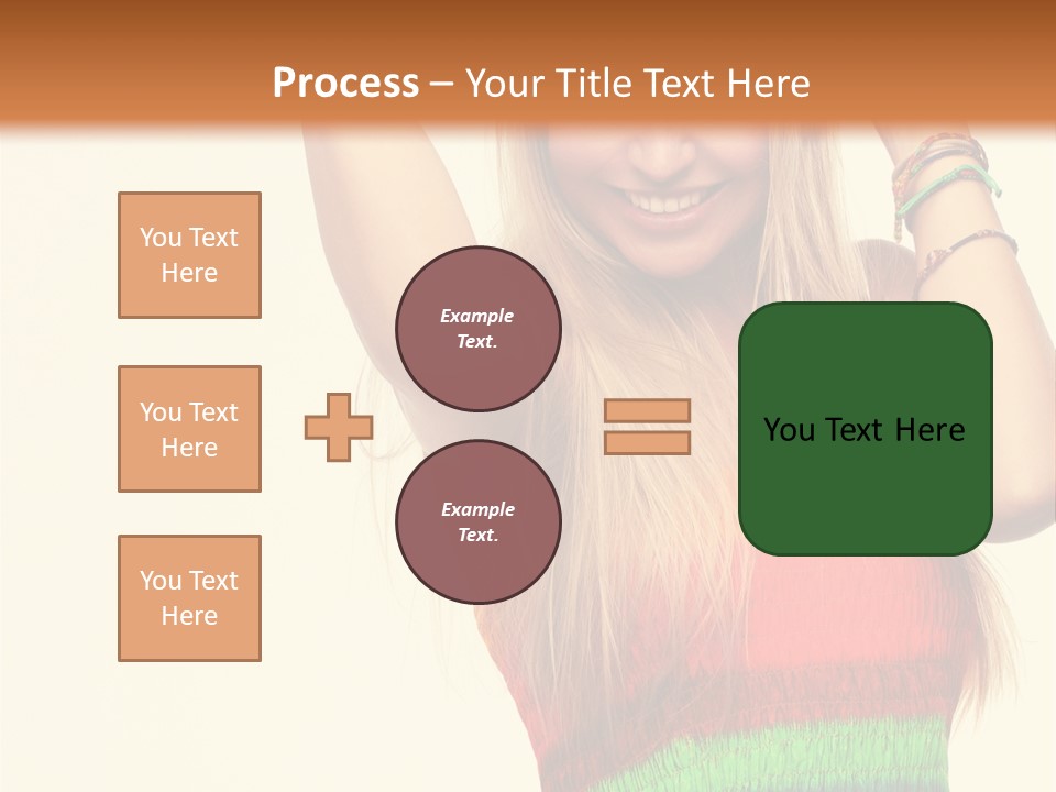 Nature Arms Raised Laughing PowerPoint Template