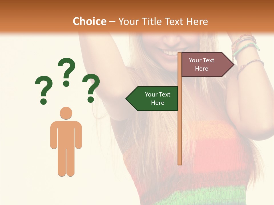 Nature Arms Raised Laughing PowerPoint Template