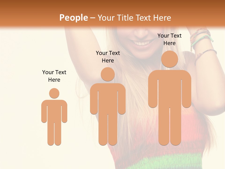 Nature Arms Raised Laughing PowerPoint Template