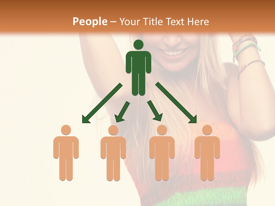 Nature Arms Raised Laughing PowerPoint Template