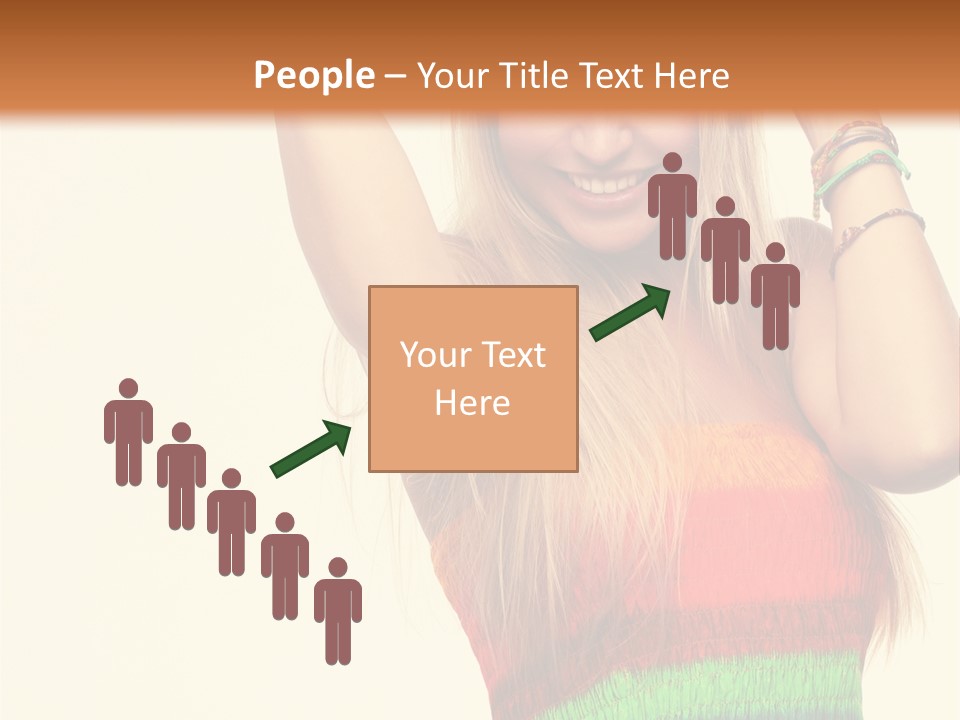 Nature Arms Raised Laughing PowerPoint Template