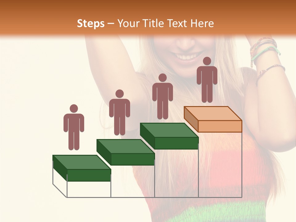 Nature Arms Raised Laughing PowerPoint Template