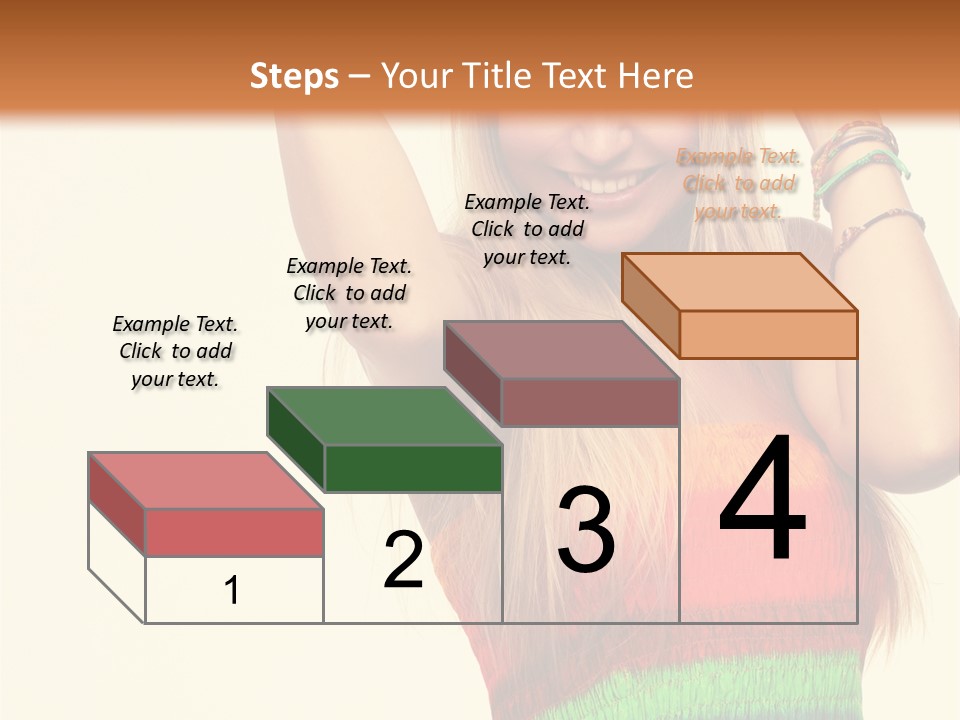 Nature Arms Raised Laughing PowerPoint Template