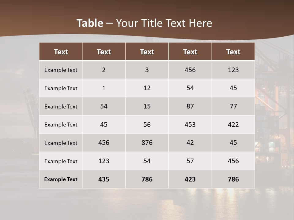 Bunt Global Communications Stern PowerPoint Template
