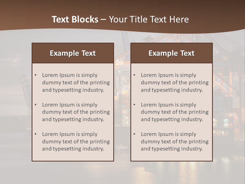 Bunt Global Communications Stern PowerPoint Template