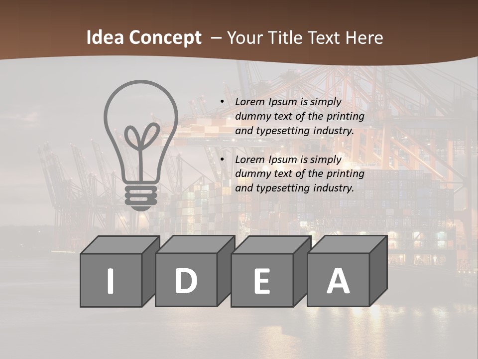 Bunt Global Communications Stern PowerPoint Template