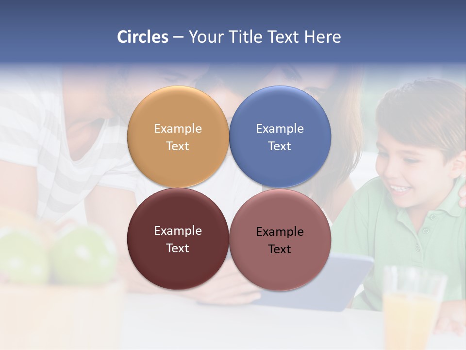 Tablet Computer Home Homey PowerPoint Template