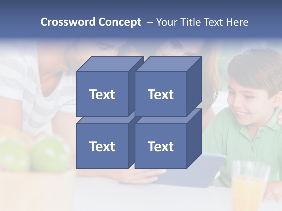 Tablet Computer Home Homey PowerPoint Template