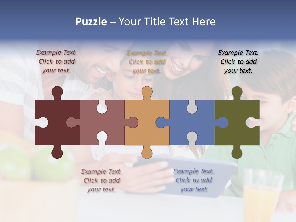 Tablet Computer Home Homey PowerPoint Template