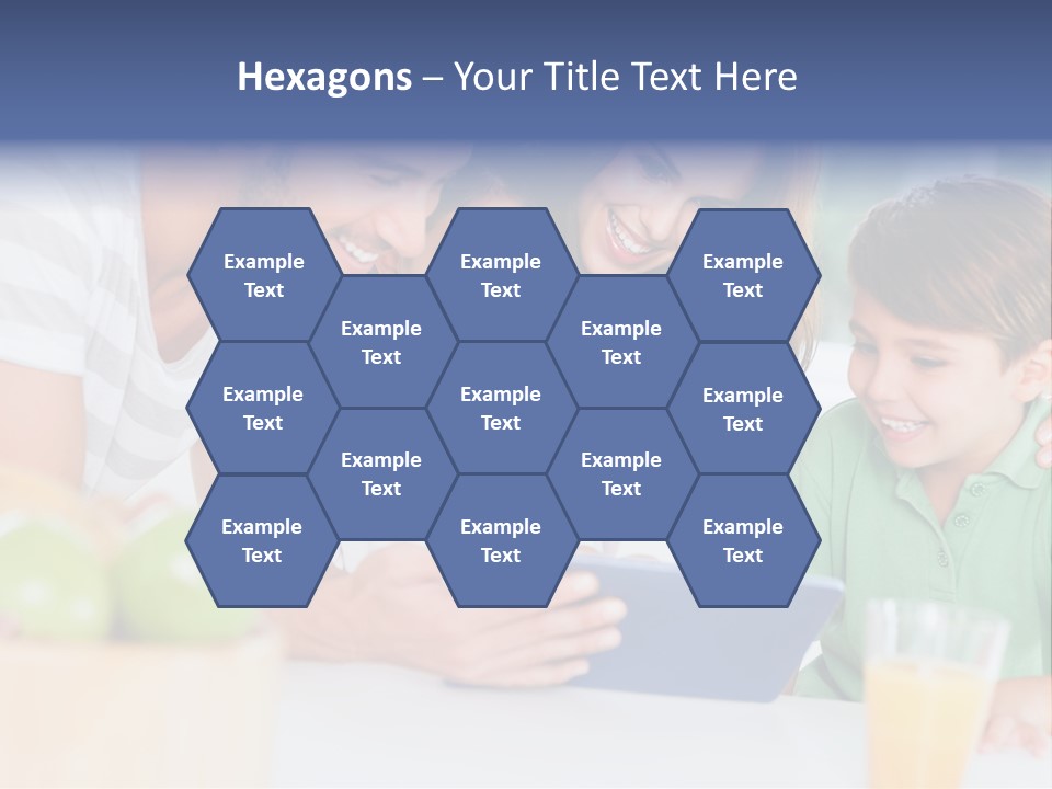 Tablet Computer Home Homey PowerPoint Template