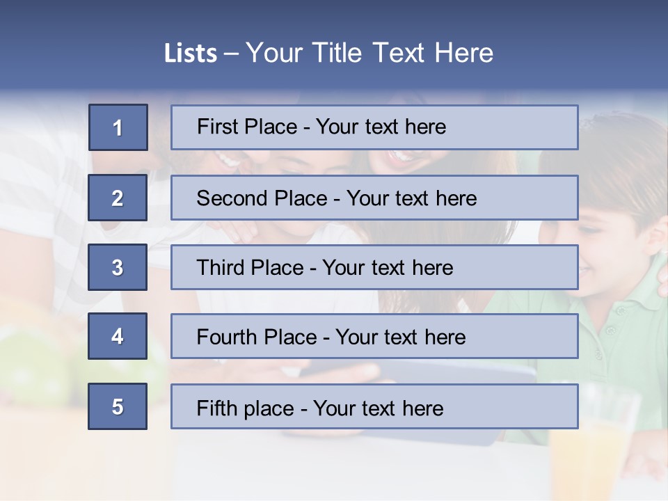 Tablet Computer Home Homey PowerPoint Template