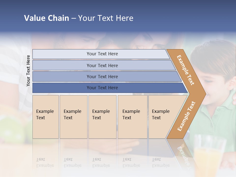 Tablet Computer Home Homey PowerPoint Template