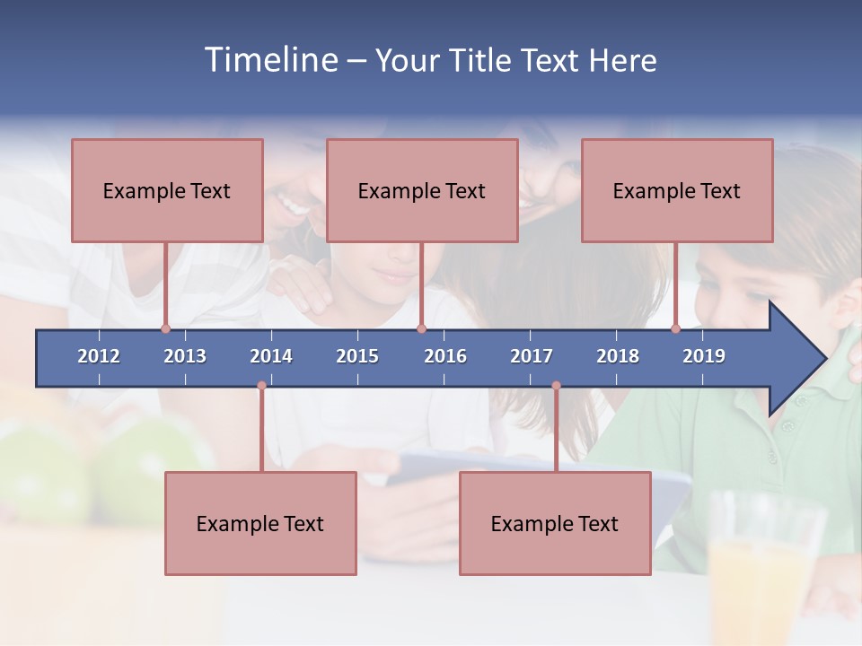 Tablet Computer Home Homey PowerPoint Template