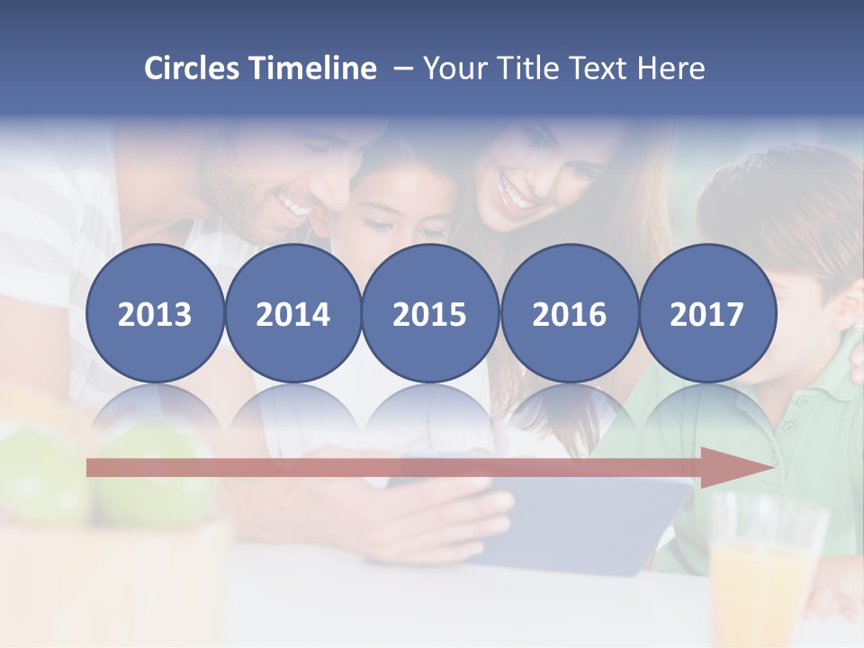 Tablet Computer Home Homey PowerPoint Template