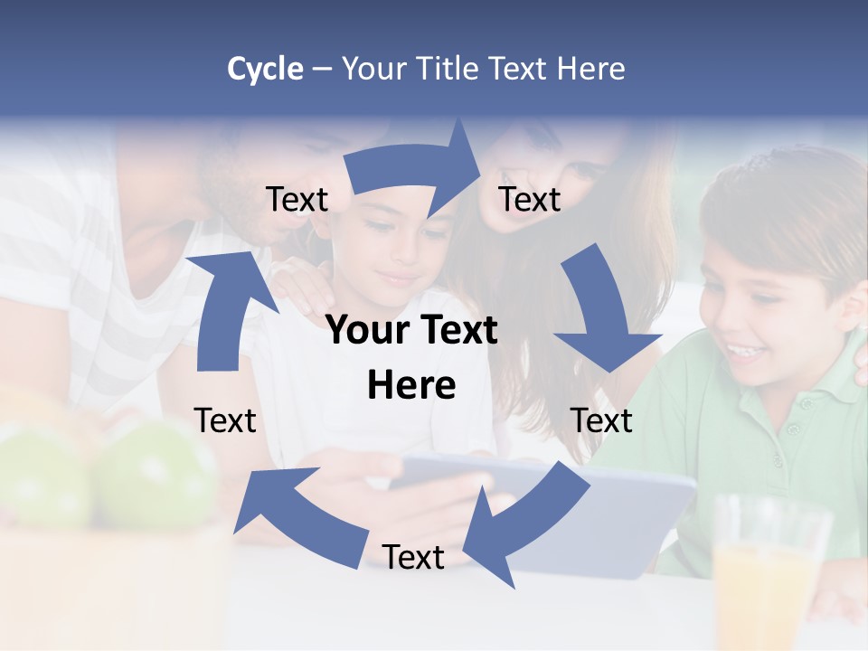 Tablet Computer Home Homey PowerPoint Template