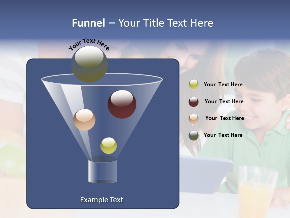 Tablet Computer Home Homey PowerPoint Template
