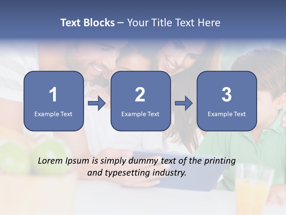 Tablet Computer Home Homey PowerPoint Template